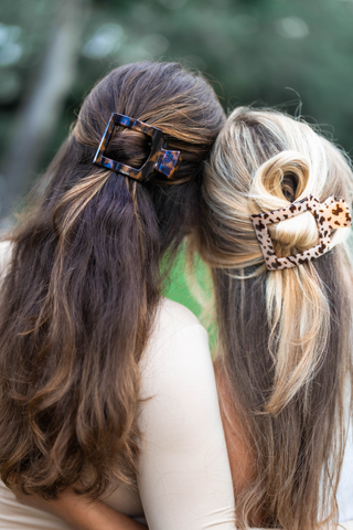 Square Flat Hair Clip - Medium