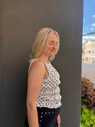 Naomi Smocked Top