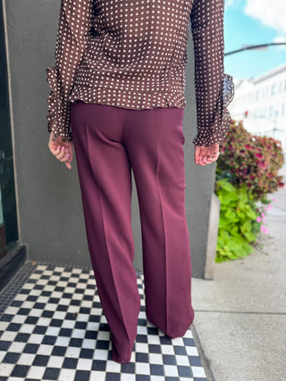 Mulberry Wide Leg Trousers