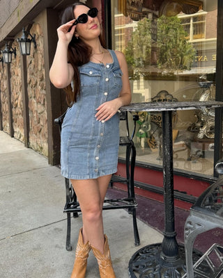 Daisy Denim Dress