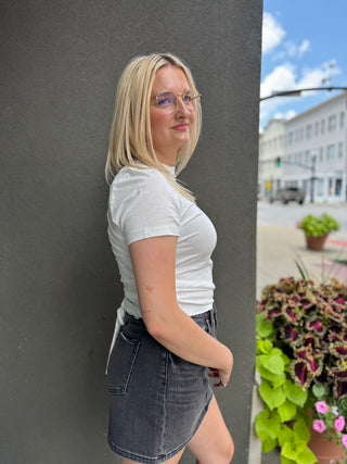 Soul Ties Ruched Back Tee