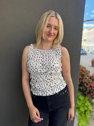 Naomi Smocked Top