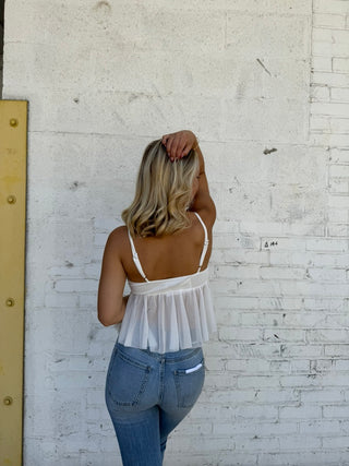 White Tinkerbell Top