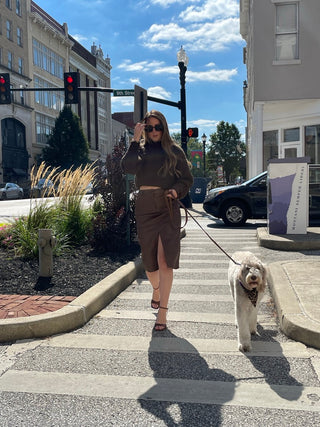 Chunky Brown Sweater