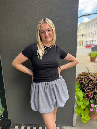 Soul Ties Ruched Back Tee