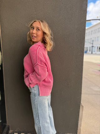 Britt Pink Sweater