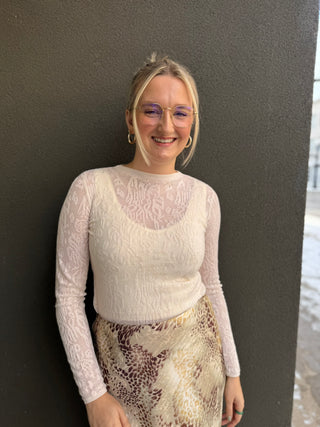 Mesa Long Sleeve Lace Top