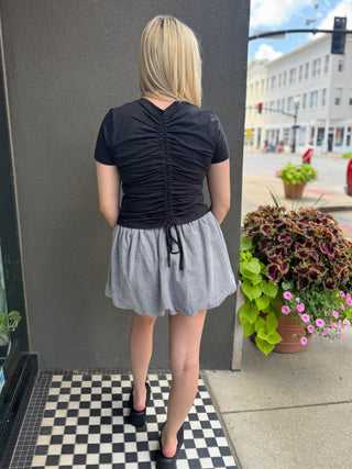 Soul Ties Ruched Back Tee