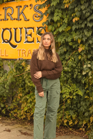 Chunky Brown Sweater