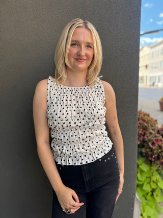 Naomi Smocked Top