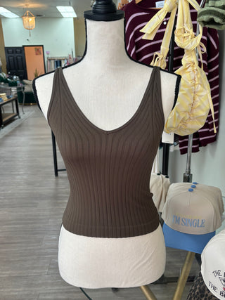 Wide Ribbed Tank Top
