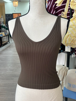 Wide Ribbed Tank Top