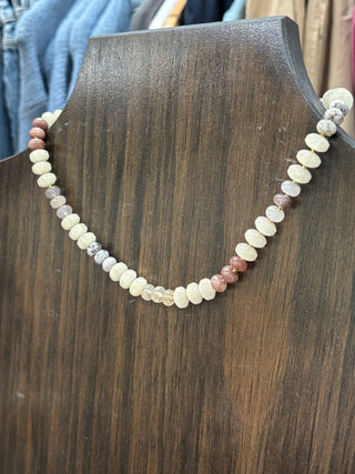 Mixed Glass Beaded Necklace
