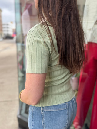 Honeydew Knit Top