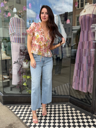 Pleaser High Rise  Wide Ankle Jean