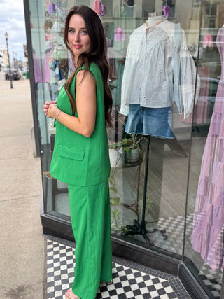 Be Herd Sleeveless Blazer