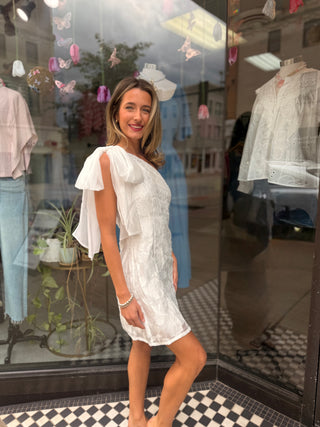 Mercy One Shoulder Bow Dress
