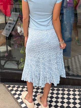 Dilly Dallying Lace Skirt
