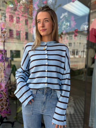 Cabana Striped Piper Cardigan