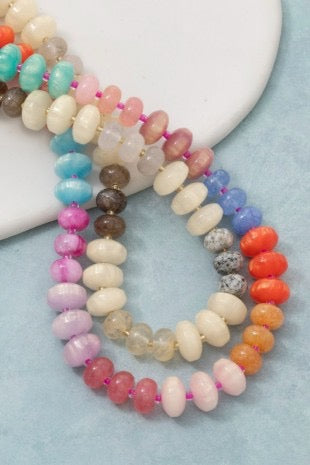 Mixed Glass Beaded Necklace