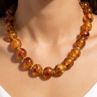Chunky Round Bead Necklace