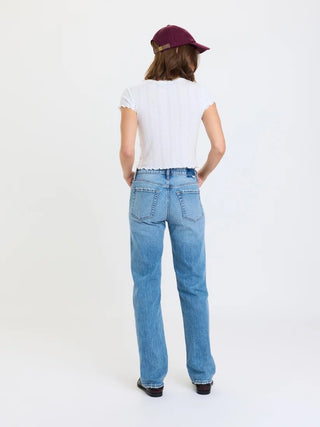 Rebel Mid Rise Slim Jean
