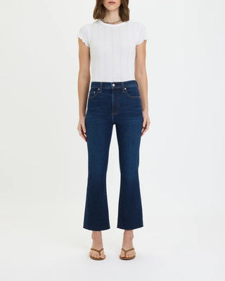 Shy Girl High Rise Crop Flare Jean