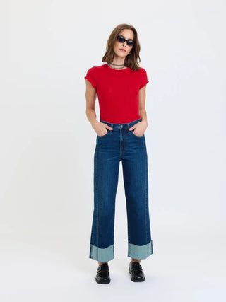 Pleaser High Rise  Wide Ankle Jean