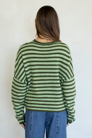 Bold Striped Piper Cardi