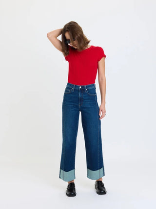 Pleaser High Rise  Wide Ankle Jean