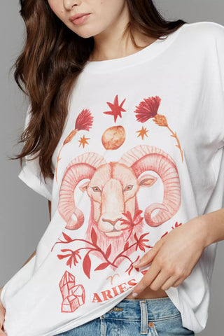 Water Color Zodiac Tee