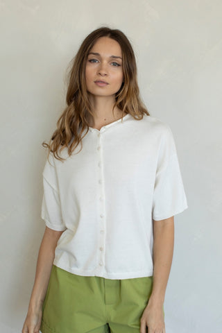 Toby Half-Sleeve Knit Cardi