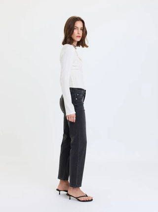 Rebel Mid Rise Slim Jean
