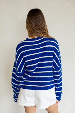 Cabana Striped Piper Cardigan