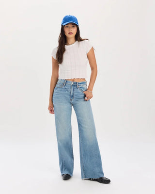 Far Out High Rise Wide Jean