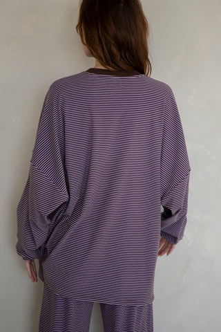 Velvety Striped Top