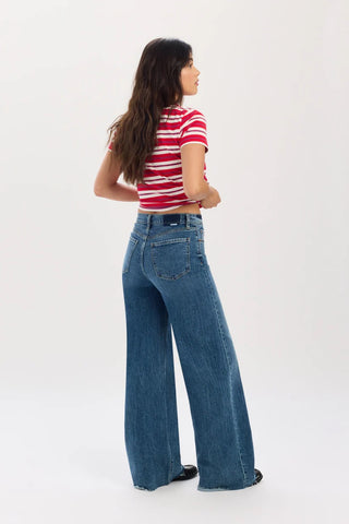 Far Out High Rise Wide Jean