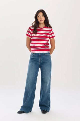 Far Out High Rise Wide Jean