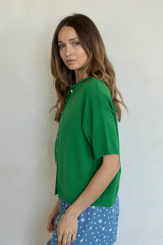 Toby Half-Sleeve Knit Cardi