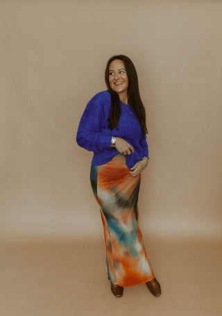 Watercolor Maxi Dress