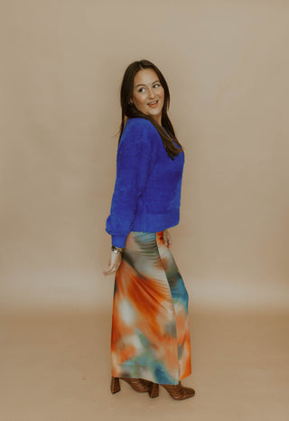 Watercolor Maxi Dress