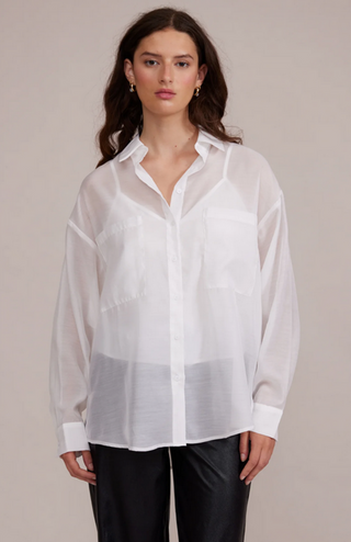 White Carlen Pocket Top