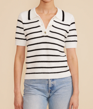 Davey Stripe Knit Top