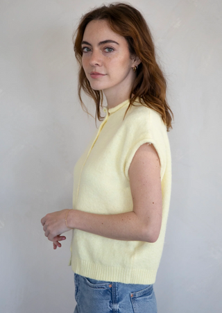 Sleeveless Piper Cardigan