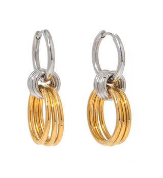 Anders Two-Tone Earrings