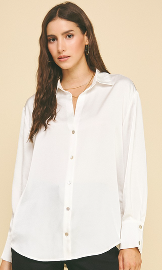 Sterling Satin Blouse