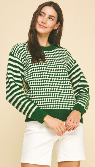 University Pattern Sweater