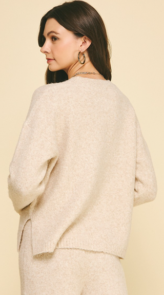 Heathered Oats Sweater