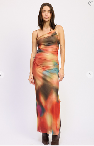 Watercolor Maxi Dress