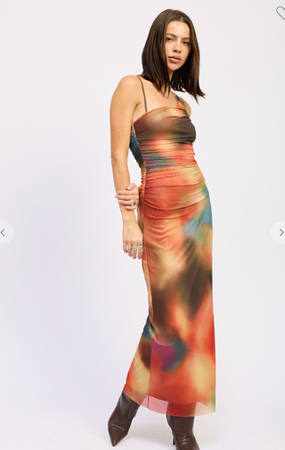 Watercolor Maxi Dress